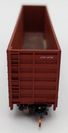 Deluxe Innovations 17010 N Scale Santa Fe Smooth Side Woodchip Car #165745 EX/Box