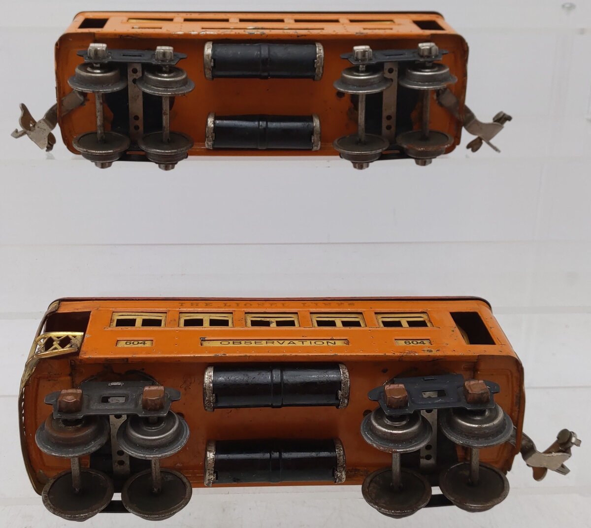 Lionel 134 Vintage O Prewar Tinplate Passenger Set: 603 & 604