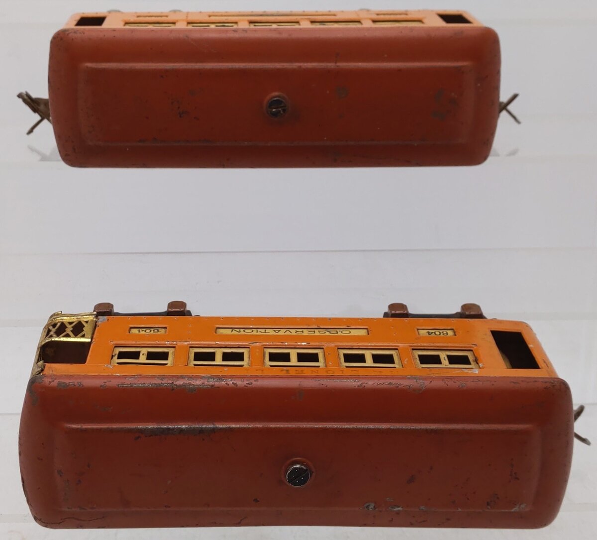 Lionel 134 Vintage O Prewar Tinplate Passenger Set: 603 & 604