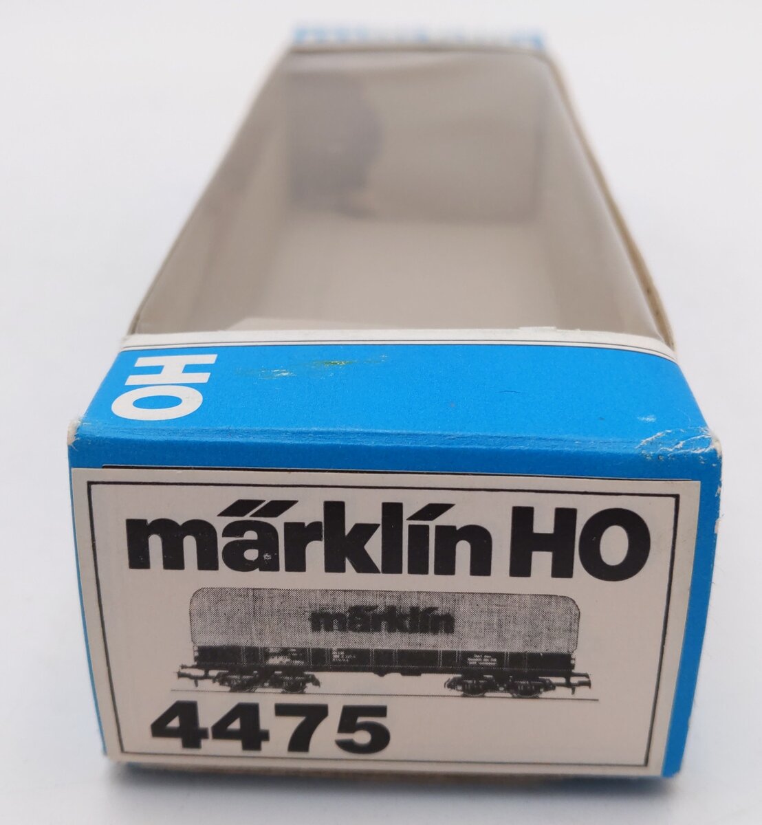 Marklin 4475 HO Scale DB Low-Side Gondola w/Canvas Covered Load EX/Box