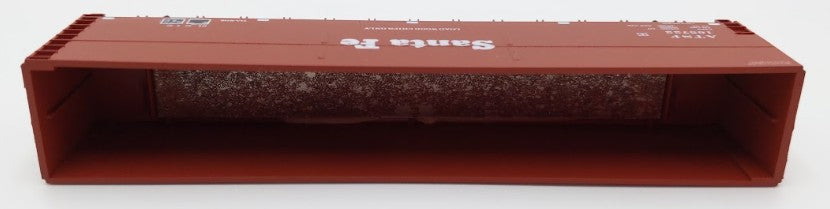 Deluxe Innovations 17010 N Scale Santa Fe Smooth Side Woodchip Car Set #165722 EX/Box