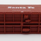 Deluxe Innovations 17010 N Scale Santa Fe Smooth Side Woodchip Car Set #165722 EX/Box