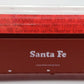 Deluxe Innovations 17010 N Scale Santa Fe Smooth Side Woodchip Car Set #165722 EX/Box
