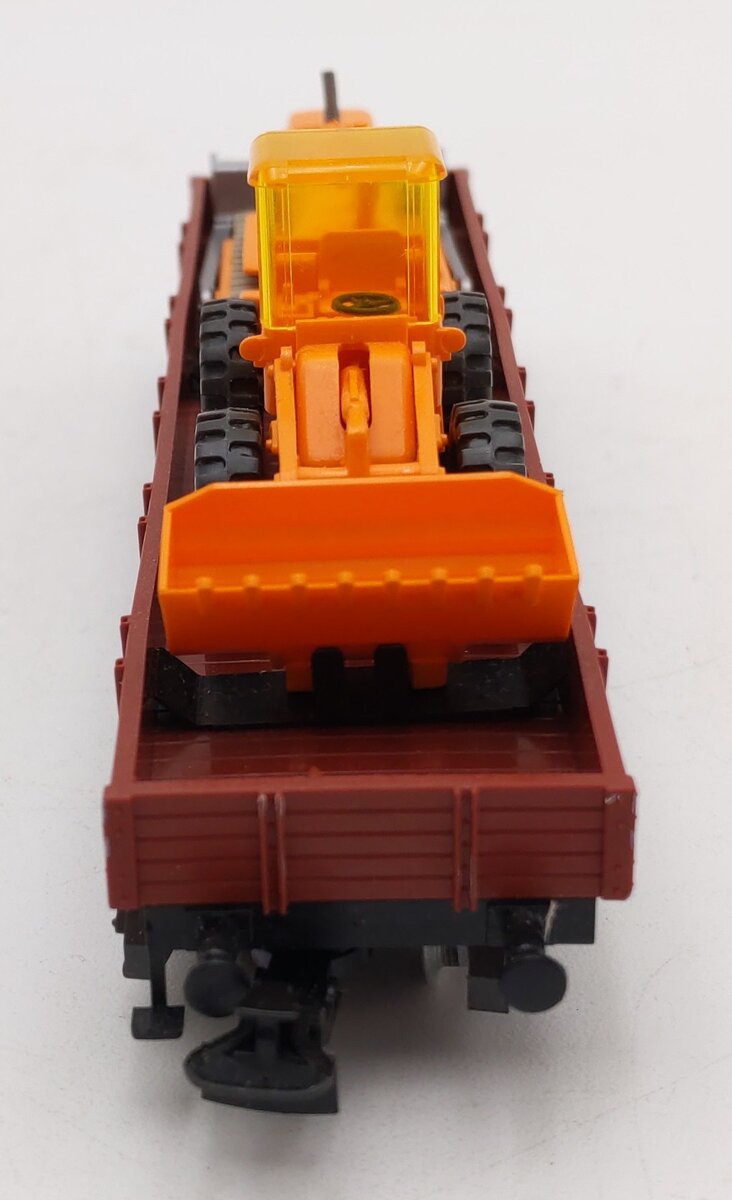 Marklin 4474 HO Scale Flatcar w/ 2 Tractors EX/Box