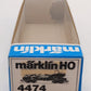Marklin 4474 HO Scale Flatcar w/ 2 Tractors EX/Box