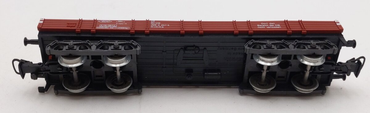 Marklin 4474 HO Scale Flatcar w/ 2 Tractors EX/Box