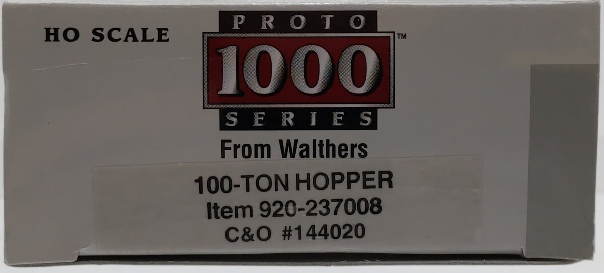 Proto 1000 920-237008 HO Scale C&O 100T Hopper #144020 LN/Box