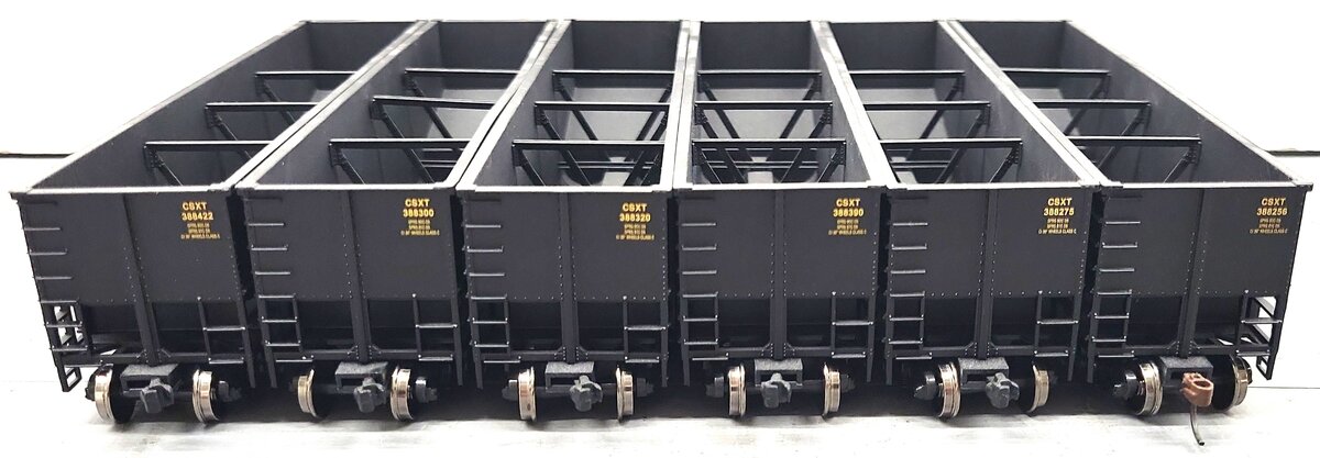 Walthers 932-5338 HO Black CSXT Bethgon Gondolas (Set of 6) LN/Box