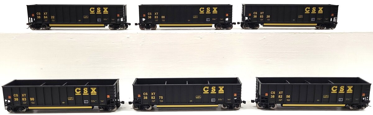 Walthers 932-5338 HO Black CSXT Bethgon Gondolas (Set of 6) LN/Box