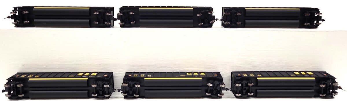 Walthers 932-5338 HO Black CSXT Bethgon Gondolas (Set of 6) LN/Box
