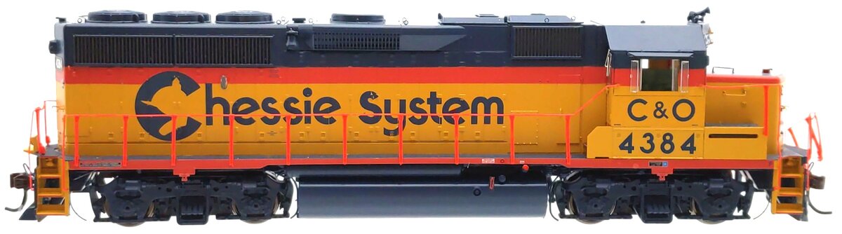 Athearn 40677 HO Scale C&O EMD GP40-2 Diesel Locomotive #4384 w/DCC LN/Box