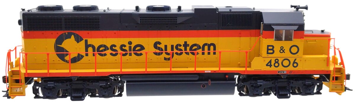 Atlas 9153 HO Scale Chessie System (B&O) GP-38 Diesel Locomotive #4806 w/DCC LN/Box