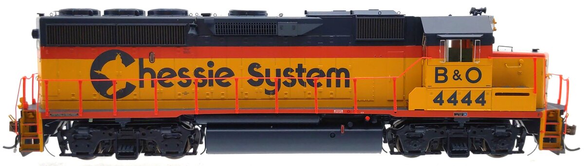 Athearn G40879 HO Chessie/B&O GP40-2 Diesel Locomotive #4444 w/DCC & Sound LN/Box