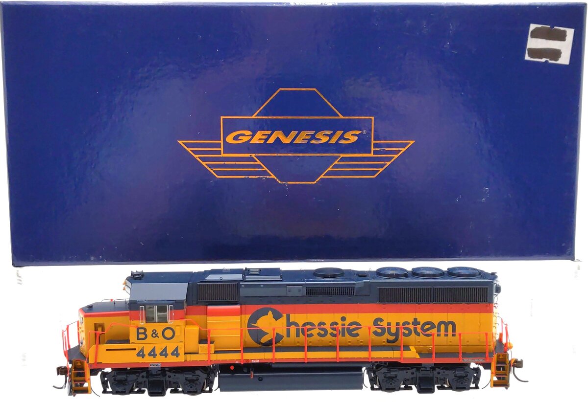 Athearn G40879 HO Chessie/B&O GP40-2 Diesel Locomotive #4444 w/DCC & Sound LN/Box