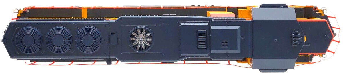 Athearn G40879 HO Chessie/B&O GP40-2 Diesel Locomotive #4444 w/DCC & Sound LN/Box