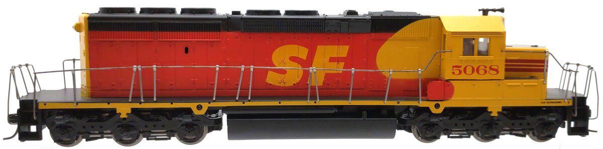 Athearn 4413 HO Scale Santa Fe SD40-2 Powered Diesel Locomotive #5068 EX/Box
