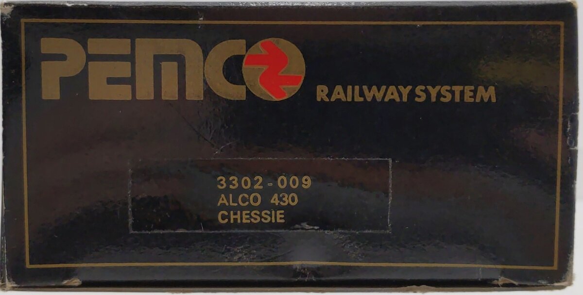 Pemco 3302-009 HO Scale Chessie Alco 430 Diesel Locomotive #4132 EX/Box