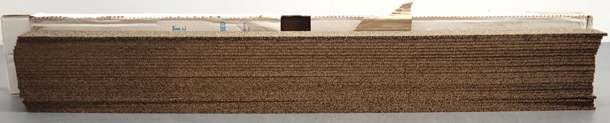 Midwest Products 3013 HO 3/16" x 1-3/4" x 36" Cork Roadbed (Pack of 25) LN/Box