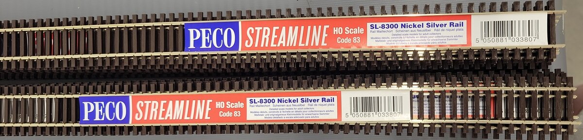 Peco SL-8300 HO North American Style Streamline Code 83 36" Flex Track (21) NIB