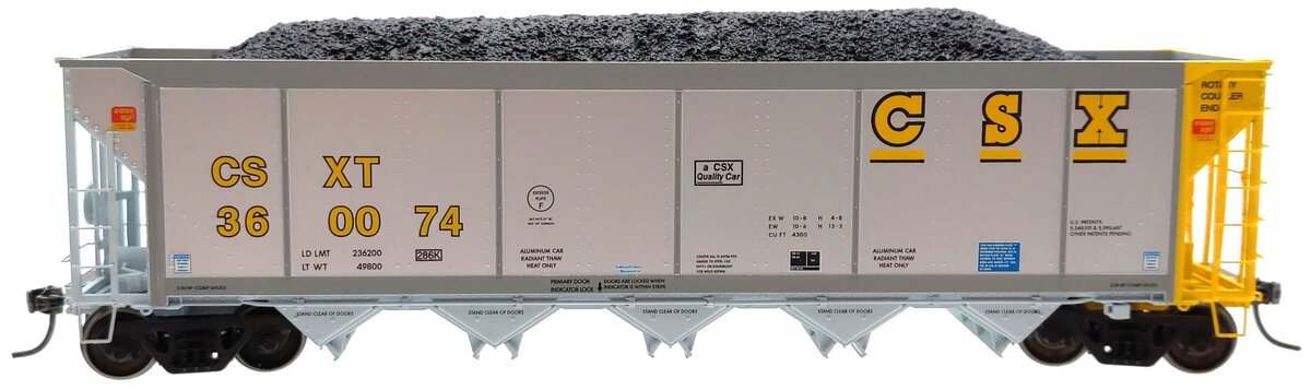 ExactRail EE-1303-58 HO Scale CSXT Johnstown America Autoflood II Hopper #360074 LN/Box