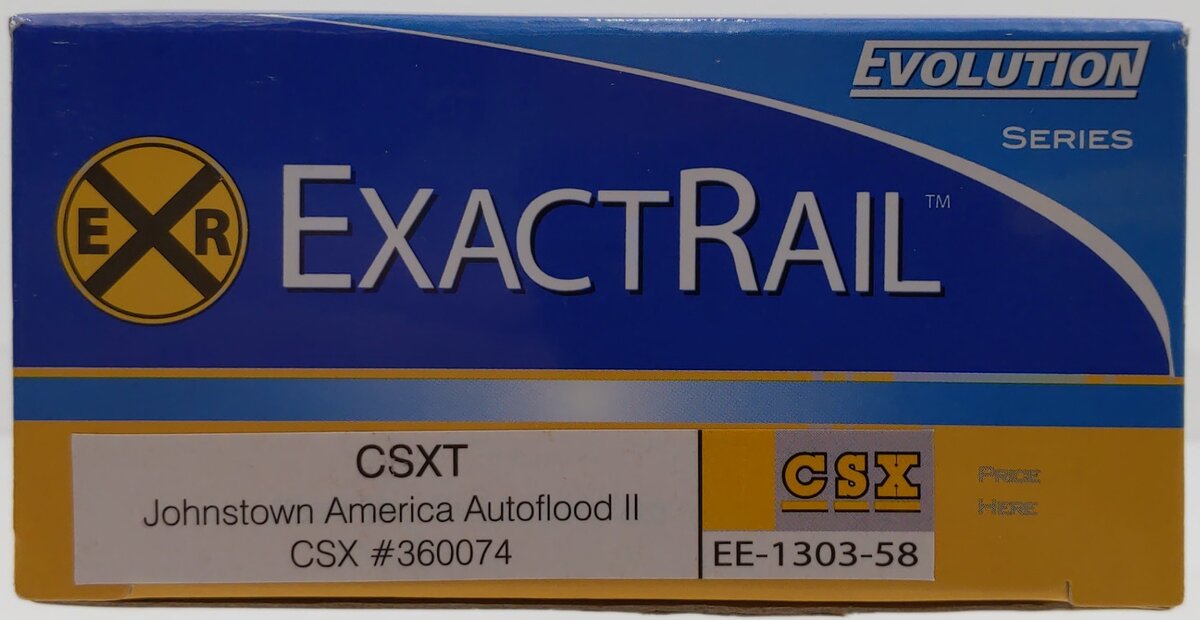 ExactRail EE-1303-58 HO Scale CSXT Johnstown America Autoflood II Hopper #360074 LN/Box