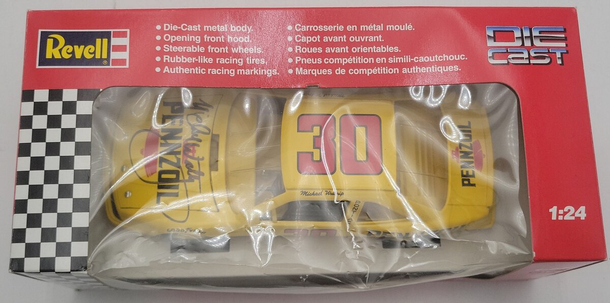 Revell 8636 1:24 Diecast Pennzoil Pontiac Stock Car #30 EX/Box