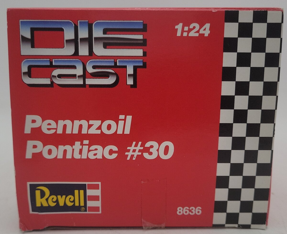 Revell 8636 1:24 Diecast Pennzoil Pontiac Stock Car #30 EX/Box