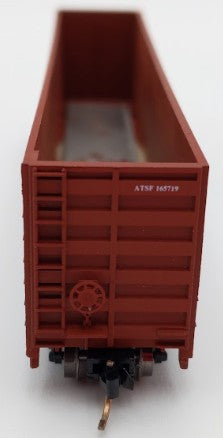 Deluxe Innovations 17010 N Scale Santa Fe Smooth Side Woodchip Car Set #165719 EX/Box