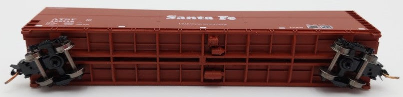 Deluxe Innovations 17010 N Scale Santa Fe Smooth Side Woodchip Car Set #165719 EX/Box
