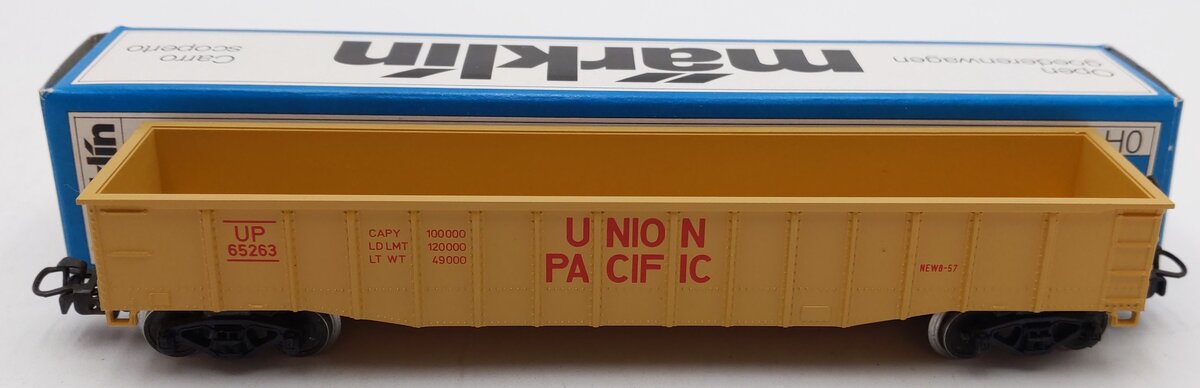 Marklin 4574 HO Scale Union Pacific Gondola Car #65263 EX/Box
