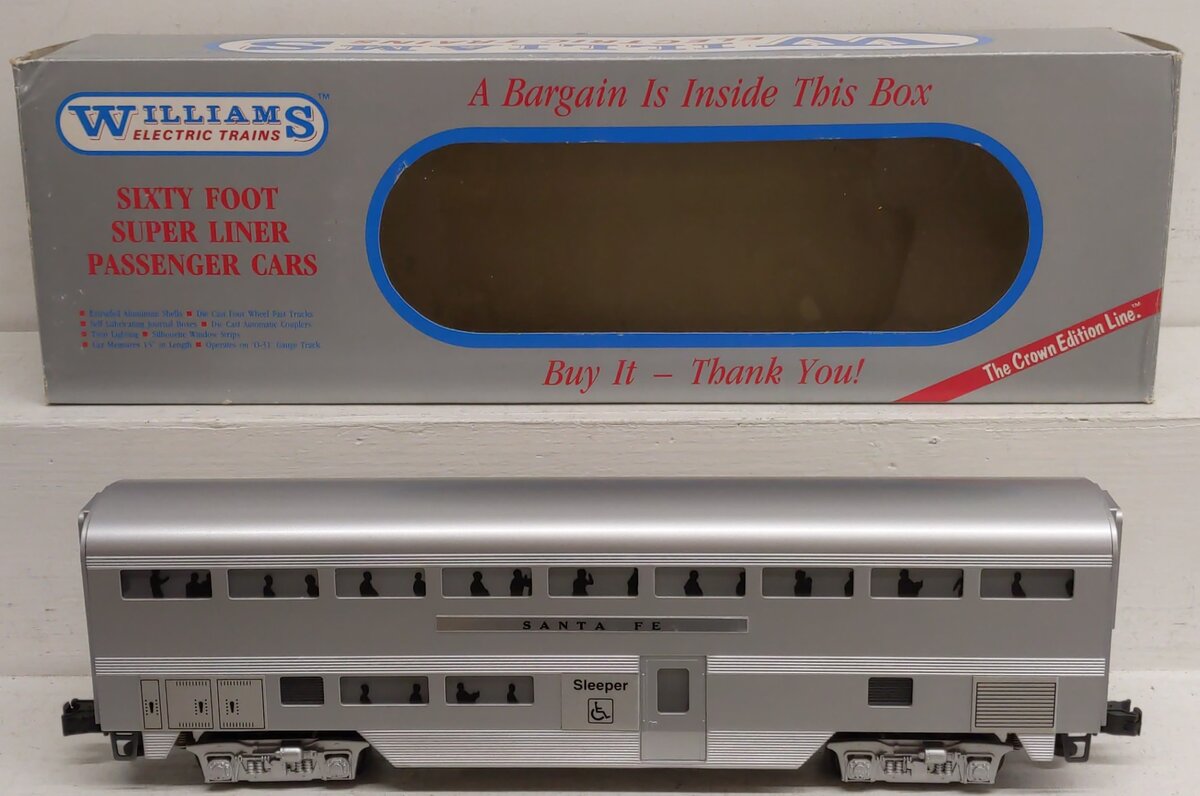Williams SL80SF Santa Fe 80' Superliner Sleeper Car EX/Box
