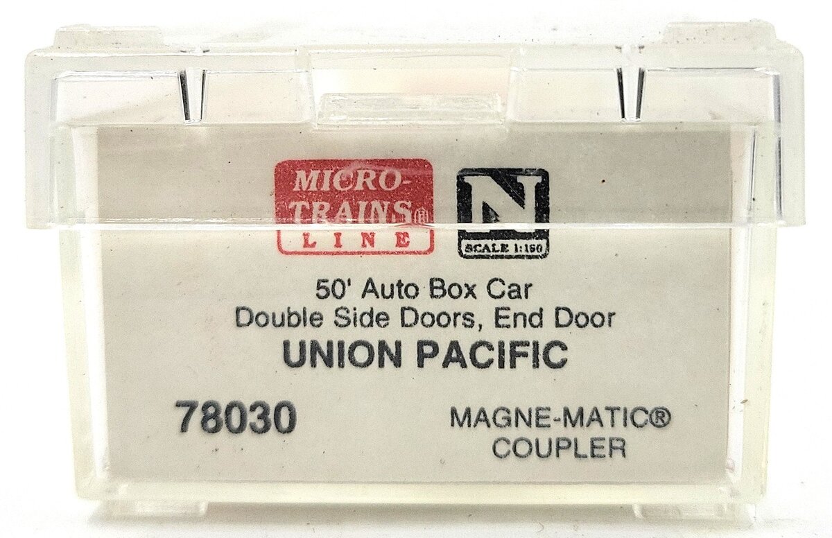 Micro-Trains 07800030 N Scale Union Pacific 50'Double Slide Door Box Car #161100 LN/Box