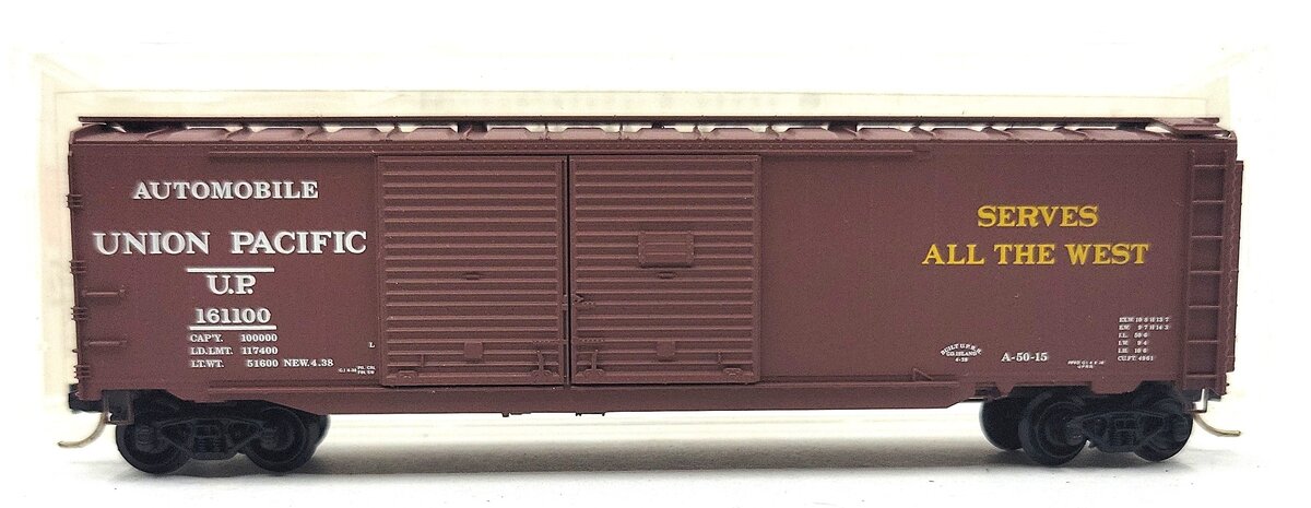 Micro-Trains 07800030 N Scale Union Pacific 50'Double Slide Door Box Car #161100 LN/Box