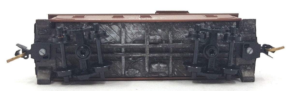 Micro-Trains 05100100 N AT&SF 34' Wood Sheathed Caboose w/Straight Cupola #1207 EX/Box