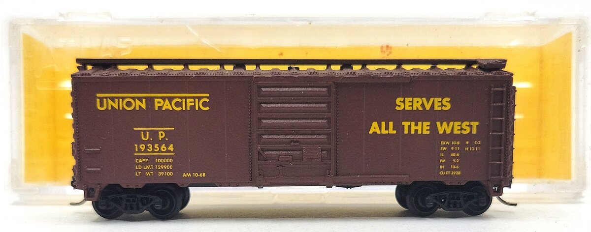 Atlas 3420 N Scale Union Pacific 40' Boxcar #193564 LN/Box