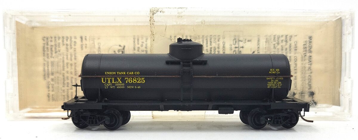 Micro-Trains 06500062 N Union Tank Car 39' Single Dome Tank Car #76825 EX/Box