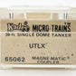 Micro-Trains 06500062 N Union Tank Car 39' Single Dome Tank Car #76825 EX/Box