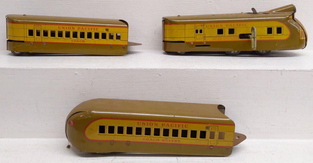 Marx M-10000 Vintage UP Tinplate Wind-Up Train VG