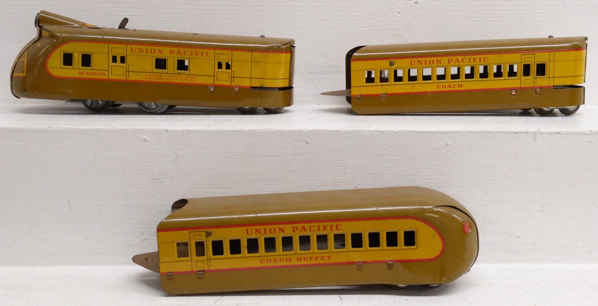 Marx M-10000 Vintage UP Tinplate Wind-Up Train VG