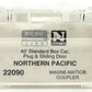 Micro-Trains 02200090 N Northern Pacific 40' Plug & Sliding Door Boxcar #8135 LN/Box