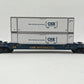 MTH 30-42123C O CSX Husky Stack Car w/ETD #620152 EX