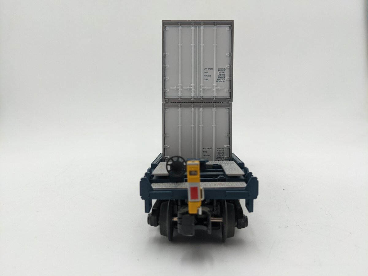 MTH 30-42123C O CSX Husky Stack Car w/ETD #620152 EX