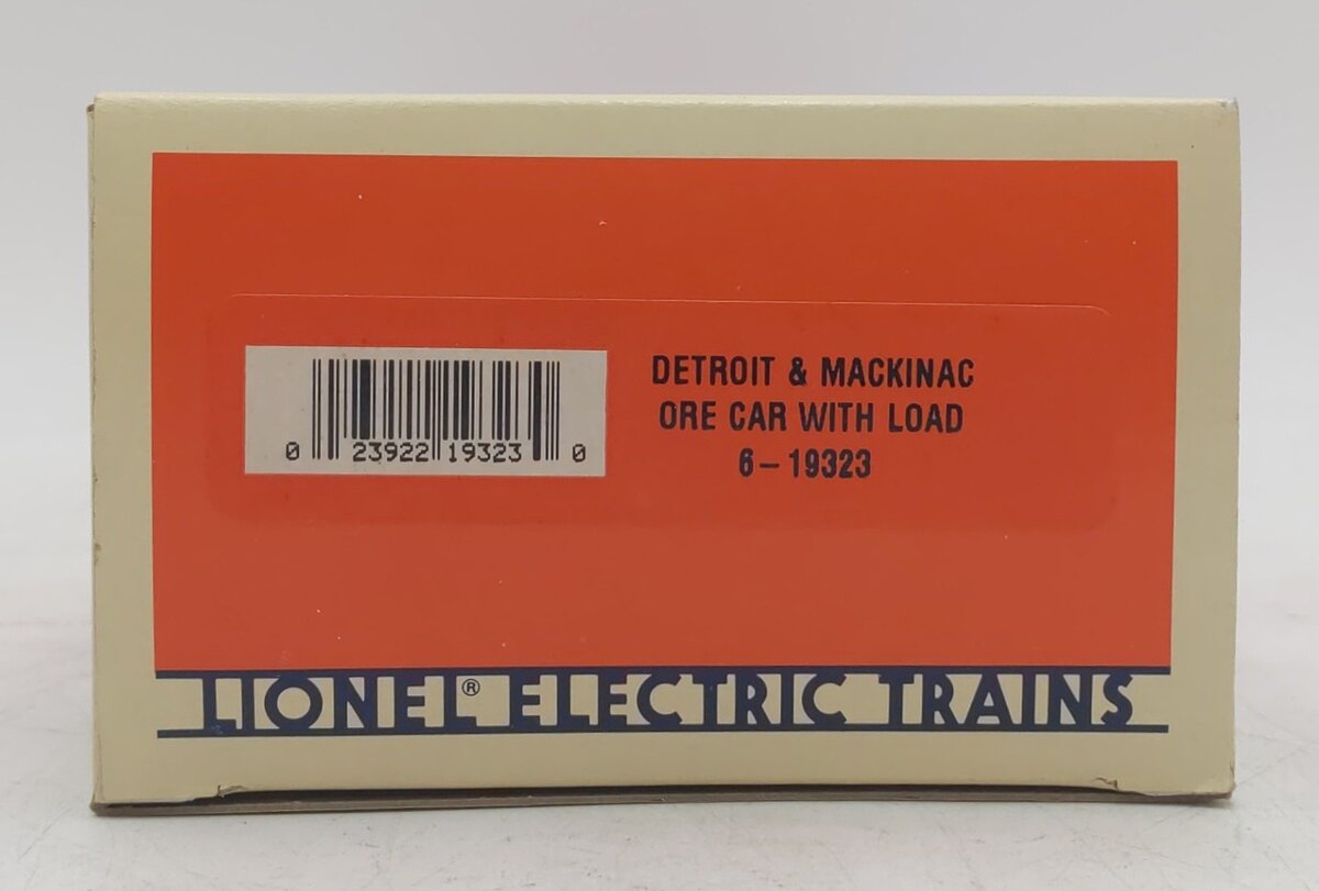 Lionel 6-19323 O Gauge Detroit & Mackinac Ore Car with Ore Load LN/Box