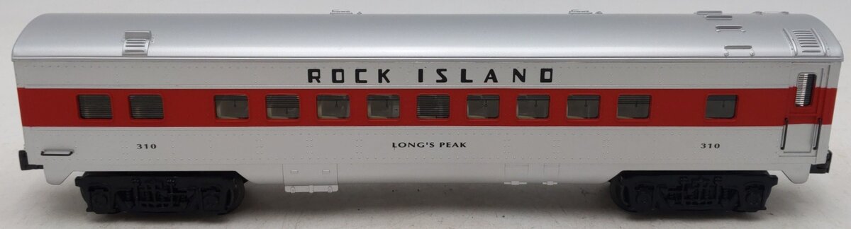 K-Line K310 O Rock Island "Long's Peak" 12.5" Streamliner Coach Car #310 EX/Box