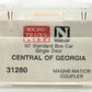 Micro-Trains 03100280 N Central of Georgia 50' Standard Single Door Boxcar #1570 LN/Box