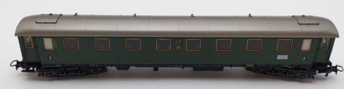Marklin 4144 HO Scale Breslau Green Passenger Car #25160 EX/Box