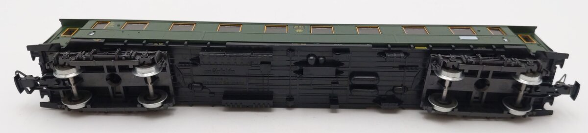 Marklin 4144 HO Scale Breslau Green Passenger Car #25160 EX/Box
