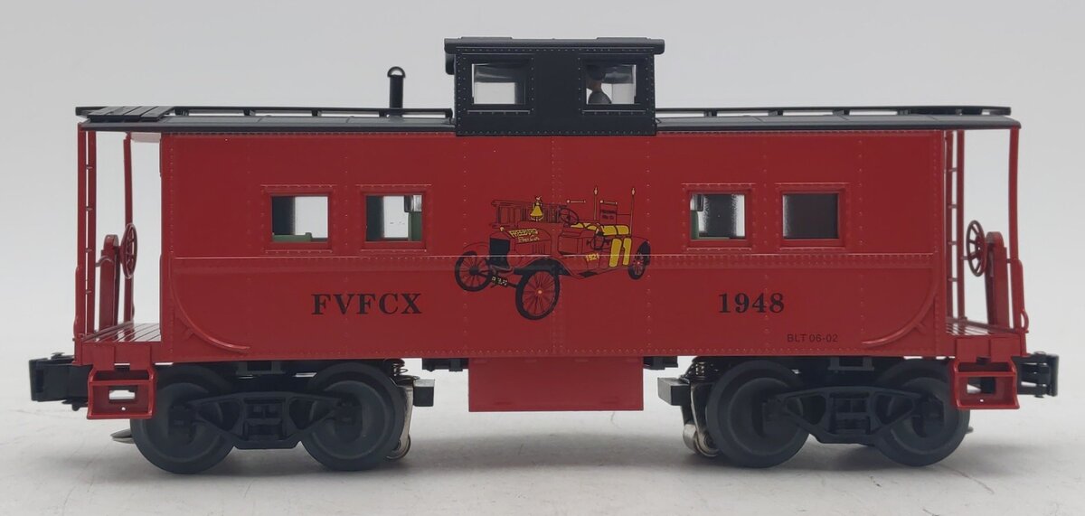Weaver 183 O Gauge Freeburg Fire Co. Caboose #1948 - 3 Rail LN/Box