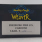 Weaver 183 O Gauge Freeburg Fire Co. Caboose #1948 - 3 Rail LN/Box