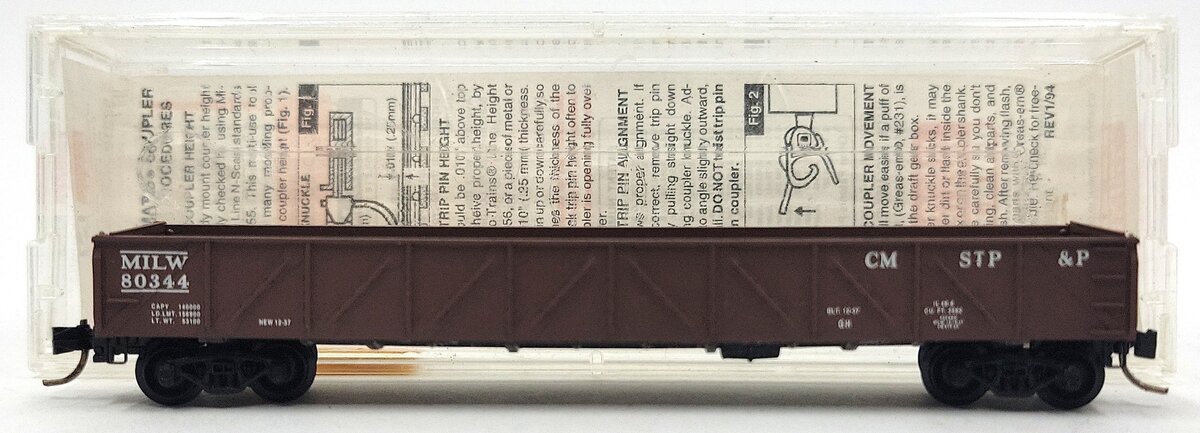 Micro-Trains 06000010 N Chicago M St. P & Pacific 50' Composite Gondola #80344 EX/Box